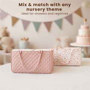 Organizador de pañales para bebés con divisor extraíble, bolsa de pañales portátil, regalo esencial para recién nacidos, cesta de bebé, bolsa de mano - Product Image 6