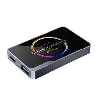 Adaptador Inalámbrico Carplay Dual Wifi de Última Generación, Conversor de Cableado a Inalámbrico para Vehículos, Caja Inteligente con Función de Salida de Video HDMI