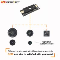 Mini taille 2MP USB2.0 84 degrés reconnaissance faciale 3D 360 Module USB double caméra