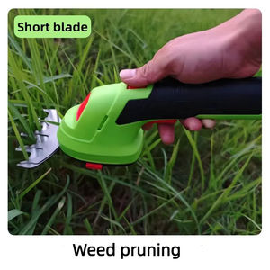 Alat taman multifungsi ganda 2 dalam 1, pemangkas tanaman pagat gunting rumput tanpa kabel dapat diisi ulang daya - Product Image 4