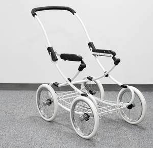 Chất lượng cao cổ điển pram cho trẻ em 0-3 yrs cổ điển Búp bê xe đẩy với 4 bánh xe lớn kim loại Giỏ túi hoàn hảo xe đẩy em bé - Product Image 4