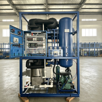 Machine à glace en tubes de 5000 kg, refroidie par eau, fiable et durable, pour la chaîne du froid