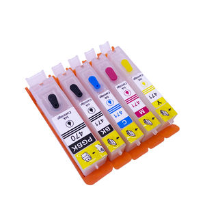 PGI-570 CLI-571 cartucho de tinta rellenable con Chip para Canon MG5750 <span class=keywords><strong>MG5751</strong></span> MG5752 MG5753 MG6850 MG6851 MG6852 MG6853 de inyección de tinta CISS - Product Image 3