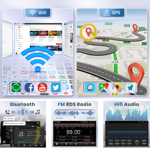 Autoradio 7 pouces pour Renault <span class=keywords><strong>Dacia</strong></span> Dokker/<span class=keywords><strong>Sandero</strong></span>/Duster/Lodgy/Captur 2012-2017 avec Carplay, Android, lecteur DVD, WiFi et Bluetooth - Product Image 4