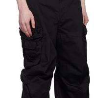 Pantalon cargo de survêtement personnalisé pour homme, style baggy, chaud, en toile vert menthe, effet vieilli, style punk, marque Inde Chine, couleur noirâtre, haute qualité