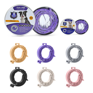 Collier apaisant réglable en silicone durable pour animaux de compagnie, à libération rapide pour l'entraînement, formule naturelle <span class=keywords><strong>anti</strong></span>-puces, tiques et moustiques, réduit leur impact - Product Image 6
