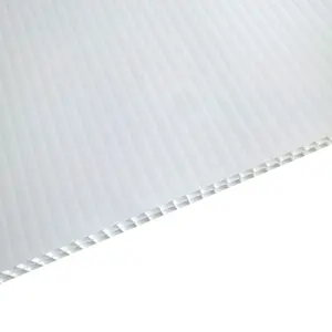 2mm 3mm 4mm 5mm 6mm 4x8 Clear Translucent PP Polypropylene Corrugated Plastic Sheets For Window Protection während Construction