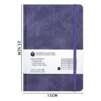 Carnet de notes ligné DM transfrontalier mini A5 avec couverture en tissu/PP, 100 feuilles, journal simple avec sangle, agenda cadeau de grande valeur, logo personnalisé