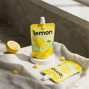 Bolsa de plástico transparente reutilizable para bebidas de jugo líquido, bolsa de viaje para <span class=keywords><strong>licor</strong></span> de Alcohol, bolsa de pie - Product Image 4