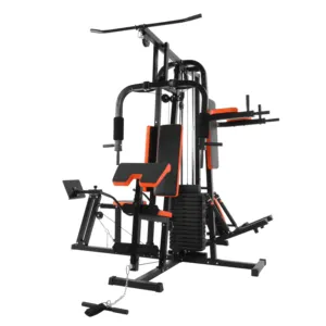 Equipamento de ginástica doméstica para academia, máquina de força multifuncional, equipamento de ginástica doméstica de quatro estações, atacado de fábrica