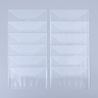 Yihe Vente Chaude Cash Enveloppe Sacs En Plastique en Taille A6 Sans Fermeture À Glissière pour Budget Liants 6-Ring Journal Binder Comme Cadeau