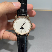 Reloj de Lujo Preeminent Heritage con Esfera Blanca Color Cáscara de Huevo, Caja de Acero en Oro Rosa, Fase Lunar, Ultrafino, Automático, Mecánico, con Fecha, Elite