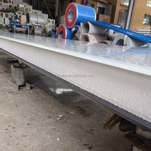 Panel sándwich de espuma Eps recubierto de hoja de hierro Panel de techo aislado Capa de aluminio Paneles sándwich Eps 100mm Grosor del núcleo - Product Image 5