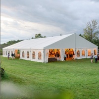 Tenda Commerciale Impermeabile per Picnic ed Eventi, Ideale per Resort e Glamping, con Pareti Laterali Rimovibili - Prezzo all'Ingrosso