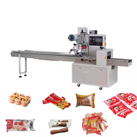 Ice Cream Bar Kissen verpackungs maschine Ice Cream Lolly Sandwich Energy Bar Eis am Stiel Flow Horizontal Packing Machine