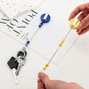Portacredenciales Retráctil de Metal Personalizado con Cordón de Cuentas y Llavero - Soporte para Tarjetas de Identificación DIY para Enfermeras y Profesionales - Product Image 2