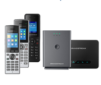 Station de base VoIP DECT longue portée Grandstream DP750 avec audio HD, 10 comptes SIP et PoE