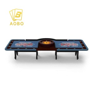 Mesa de <span class=keywords><strong>ruleta</strong></span> de Casino 2 en 1 Premium, mesa de juego profesional de diseño personalizado de lujo - Product Image 6