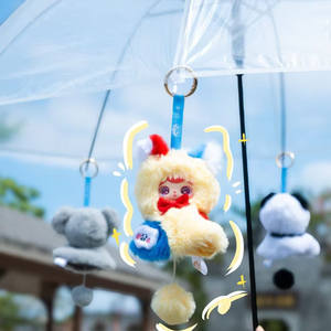 Auténtico <span class=keywords><strong>Crie</strong></span> Let It Clear Quickly Series Caja Sorpresa de Peluche, Colgante de Muñeca Sunny Adorable, Animal de Peluche Kawaii, Set de 6 Piezas, Llavero - Product Image 4