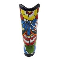 Poterie en céramique artisanale mexicaine Talavera Cactus Canyon, peinte à la main, qualité alimentaire, logo personnalisé, décoration d'intérieur, vaisselle.