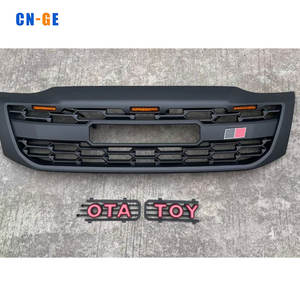 Accesorios Parrilla de ABS para Parachoques Delantero para Toyota Hilux <span class=keywords><strong>Vigo</strong></span> 2012-2014 Estilo GR Sport Negra con Luces LED - Product Image 2