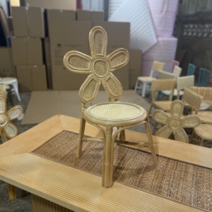 Sillas Infantiles de Ratán Modernas Hechas a Mano de Primera Calidad, Duraderas y Seguras para Cocina, Sala de Estar y Uso en Exteriores, Asientos para Eventos Infantiles - Product Image 6