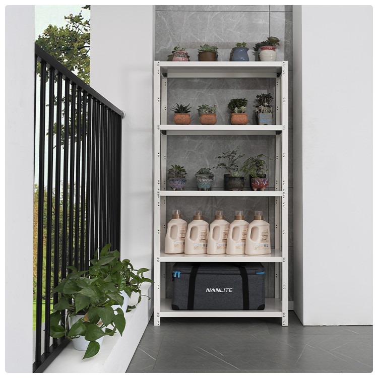 Boltless Garage Shelving Units Industrial Rivet Steel Racking for Office Furniture