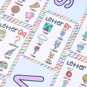 การ์ดคำศัพท์เสียงพยัญชนะสำหรับเด็กก่อนวัยเรียนและอนุบาล ยี่ห้อ YARI ช่วยเสริมสร้างทักษะการเรียนรู้ ปลอดภัยและทนทาน เหมาะสำหรับเด็กอายุ 2-6 ปี - Product Image 6