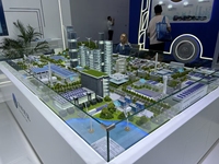 Usine de modèles architecturaux sur mesure pour l'énergie nouvelle destinée aux expositions mondiales