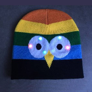 <span class=keywords><strong>LED</strong></span> giáng sinh hat ánh sáng mùa đông dệt kim Beanie Hat - Product Image 5