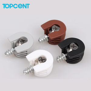 Supports de meuble Topcent : <span class=keywords><strong>Vis</strong></span> de serrage décoratifs invisibles pour étagères et placards, accessoires de fixation pour meubles - Product Image 1