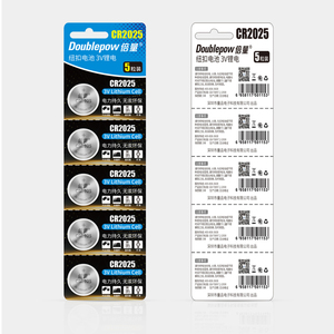 Doublepowカスタムロゴ<span class=keywords><strong>CR2025</strong></span> 3Vリチウムボタン電池家電家電用 - Product Image 6