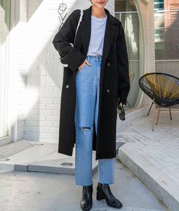 Abrigos largos de Invierno para mujer con descuento en línea, chaquetas y abrigos de talla grande con doble botonadura - Product Image 3