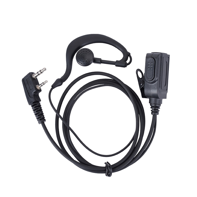 EARPHONIC DMR Walkie Talkie Headset 2-Pin Two-Way Radio Earphone for Restaurant Use