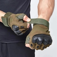Demi-doigt Chasse Moto Gants En Plein Air Cyclisme Sports Anti-dérapant Porter Alpinisme Fitness Combat Formation Gants