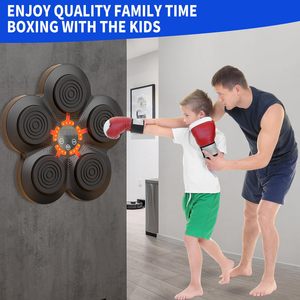 Nhà Máy Giá Gắn Âm Nhạc Điện Tử Máy Đấm Bốc Tập Luyện Thông Minh Kỹ Thuật Số Đấm Bốc Bt Loa Treo Tường Đào Tạo Mục Tiêu - Product Image 6