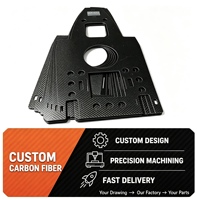 Plaque de protection centrale du compartiment de batterie de moto électrique entièrement en fibre de carbone, épaisseur 0,2-60 mm, 80C