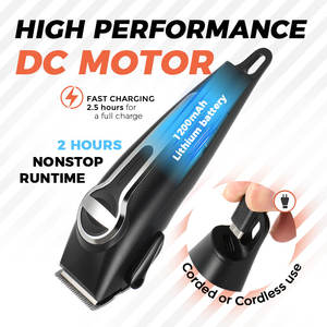 เครื่องตัดผมมืออาชีพ ราคาประหยัด เสียงเบา ใช้ไฟบ้าน <span class=keywords><strong>แบ</strong></span>บมีสาย สำหรับช่าง<span class=keywords><strong>ต</strong></span>ัดผม - Product Image 3