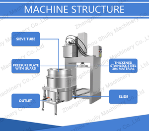 Presse-agrumes hydraulique à froid pour citrons et oranges, extracteur de jus de fruits, déshydrateur de fruits à pression froide - Product Image 4