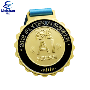 Médaille en métal personnalisée <span class=keywords><strong>Meishan</strong></span>, durable et résistante à l'usure, en alliage de zinc électroplaqué et peint, pour événements scolaires et d'entreprise - Product Image 1