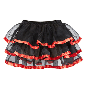 Ensemble de robe corset rouge surbuste avec superposition de dentelle florale au <span class=keywords><strong>crochet</strong></span> haut <span class=keywords><strong>bustier</strong></span> et jupe superposée - Product Image 6