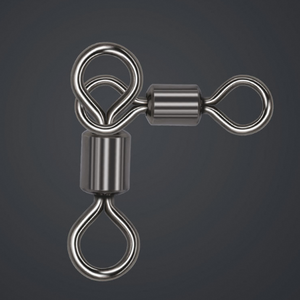 6/0-1/0 <span class=keywords><strong>Emerillon</strong></span> de pêche à 3 voies, rotatif, à joint triangulaire, connecteur de pêche, accessoires de pêche - Product Image 6