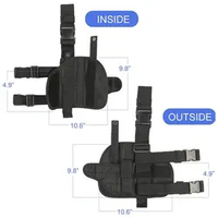 Équipement tactique de haute qualité, holster de cuisse réglable pour pistolets, pour gaucher, porte-arme à jambe tombante