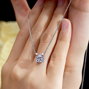 Bijoux Messi MSN-812 14K Diamant de laboratoire 1CT D VS1 Pendentif Collier design tournesol pour fête/femmes - Product Image 4