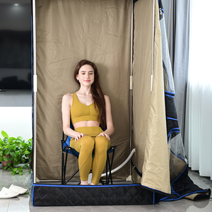 Nhà Máy Giá Hot Bán Xách Tay Tắm Hơi Đầy Đủ Kích Thước 3L Hơi Nước Cho Trong Nhà Thiết Kế Giảm Béo Tắm Spa Lợi Ích Sức Khỏe Dễ Dàng Cài đặt - Product Image 4