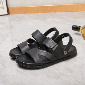 Sandalias de Cuero Genuino Hechas a Mano para Hombre, Punta Cerrada, Verano 2026, Cómodas y Duraderas, Calzado Masculino, Venta al Por Mayor de Fábrica - Product Image 4