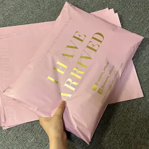 Design personalizzato eco-friendly Pink Co-Ex Poly Mailers buste di spedizione sacchetto postale per sacchetto di corriere all'ingrosso della fabbrica di abbigliamento