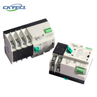 Commutateur de transfert automatique KYQ1-125 pour l'énergie solaire 2p 3p 4p 63a 80a 100a 125a Ac220v 380v Mini Ats Pv System Power To City Power
