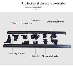 Para Toyota Majesty Elite Super <span class=keywords><strong>Grandia</strong></span> instalado tablero de paso eléctrico automático pie paso largo Pedal - Product Image 4