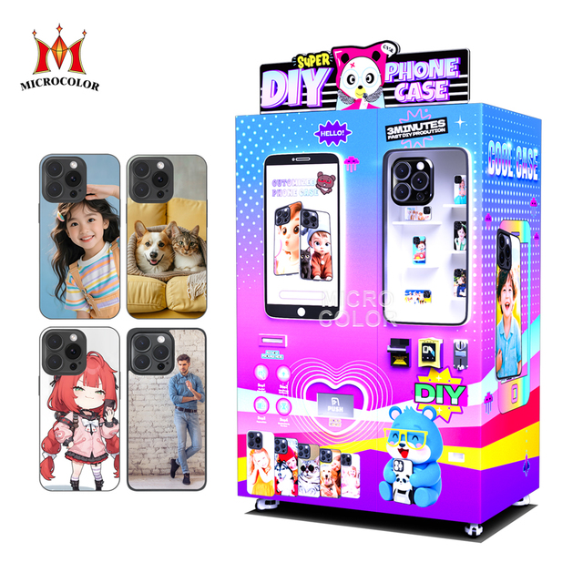 Fully Automatic Mobile Phone Case DIY Printer Machine Personalized Custom Phone Case Printing Vending Machine for Business